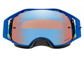 Masque Oakley Airbrake MX Tread Retina White Prizm Sapphire