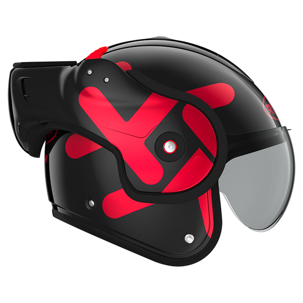 Casque Roof RO9 Boxxer Twin Noir-Rouge 01272657