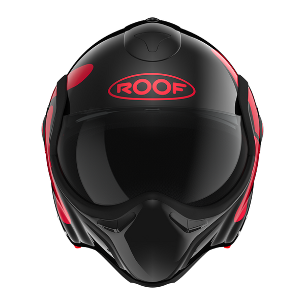 Casque Roof RO9 Boxxer Twin Noir-Rouge 01272657