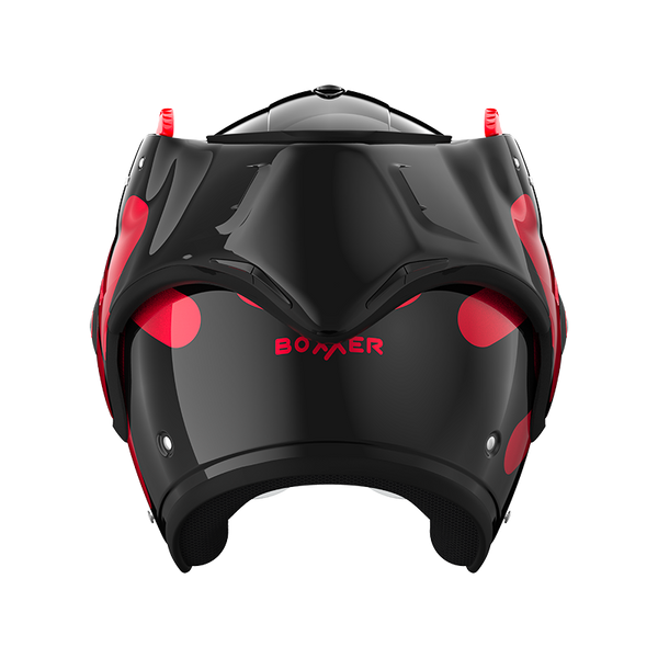 Casque Roof RO9 Boxxer Twin Noir-Rouge 01272657