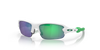 LUNETTE OAKLEY  FLAK JACKET PRIZM JADE VERT BLANC DSTJKT
