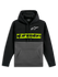 SWEAT SHIRT ALPINESTARS PARALLEL HOODIE NOIR JAUNE GRIS