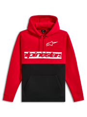 SWEAT SHIRT ALPINESTARS PARALLEL HOODIE NOIR ROUGE