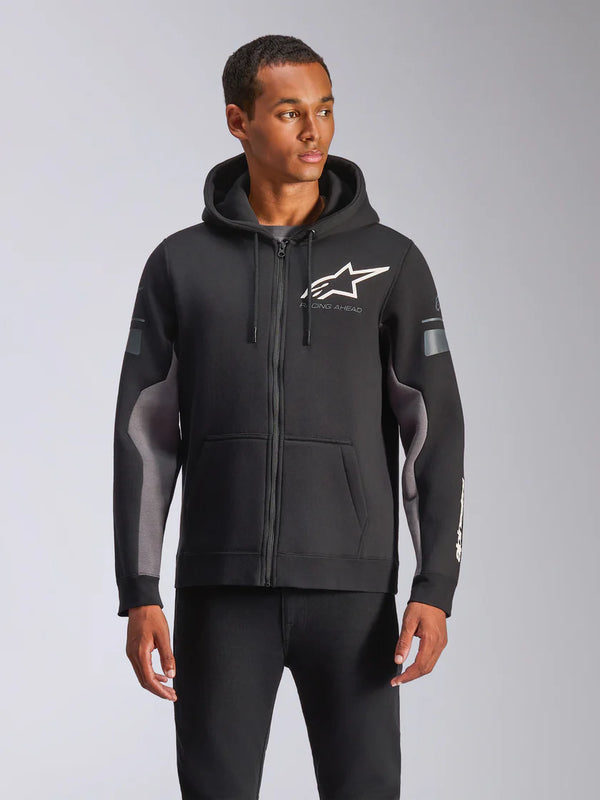 SWEAT-SHIRT A CAPUCHE ALPINESTARS ESEMEX  BLACK /CHARCOAL 1235-53200 1018 2k25