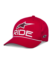 CASQUETTE ALPINESTARS RIDE COMP SNAPBACK HAT RED WHITE BLACK