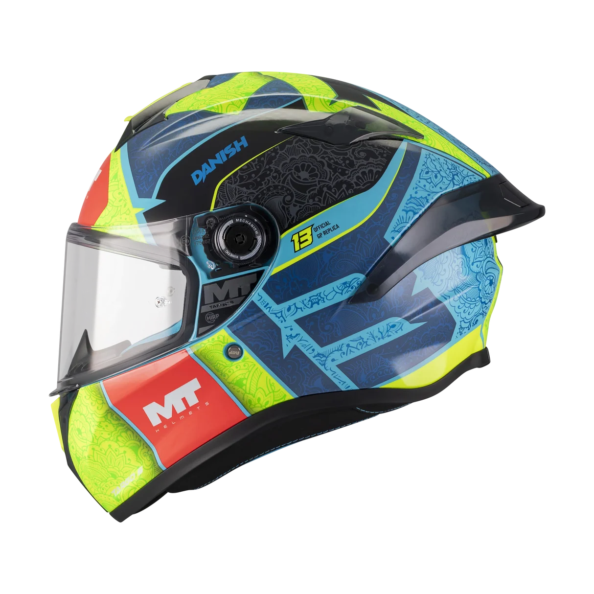 CASQUE MT HELMETS TARGO S DANISH 26 BRASIL C3 GLOSS