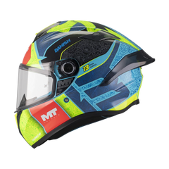 CASQUE MT HELMETS TARGO S DANISH 26 BRASIL C3 GLOSS