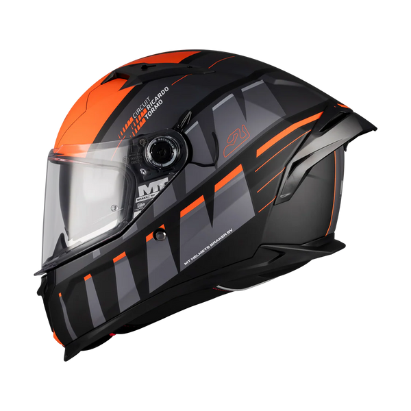 CASQUE MT HELMETS BRAKER SV CIRCUIT RICARDO TORMO B4 MATT VALENCIA