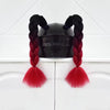 TRESSES POUR CASQUE MOTO REBEL RED