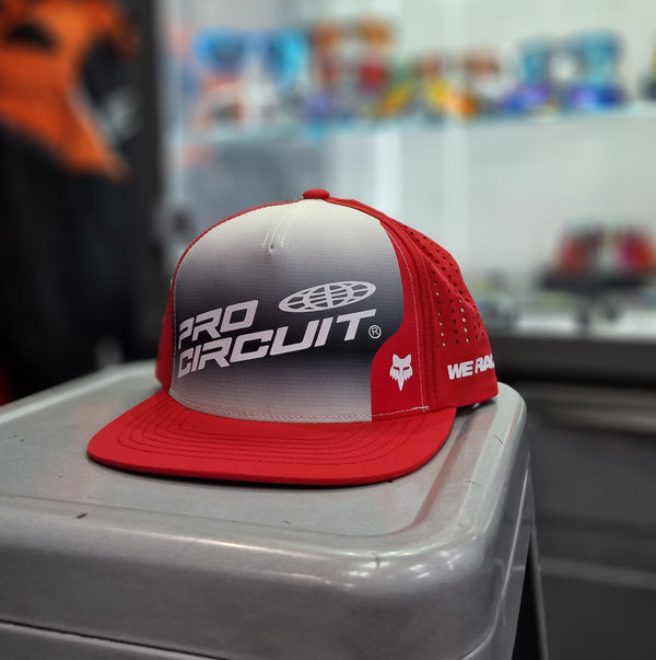 CASQUETTE FOX RACING PREMIUM FOYL PRO CIRCUIT SNAPBACK HAT ORG FLM 30665-104