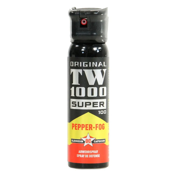 AEROSOL DEFENSE GAZ  TW1000 PEPPER-FOG SUPER PROFESSIONNAL 100 ML AVEC POIGNEE PISTOLET