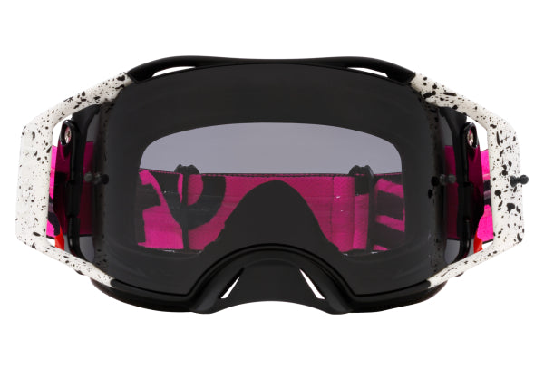 MASQUES OAKLEY AIRBRAKE MX ABMX BLACK SPLATTER W/DARK GREY OO7046-E4