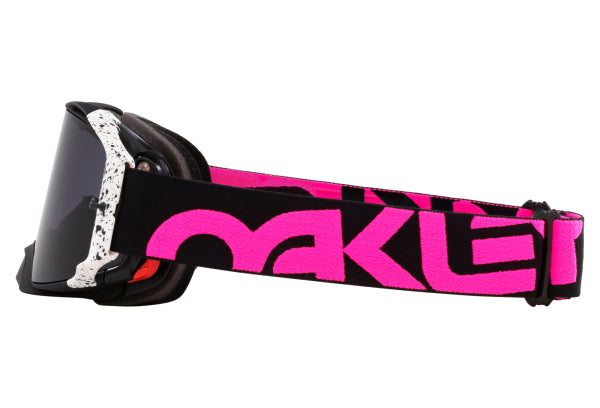 MASQUES OAKLEY AIRBRAKE MX ABMX BLACK SPLATTER W/DARK GREY OO7046-E4