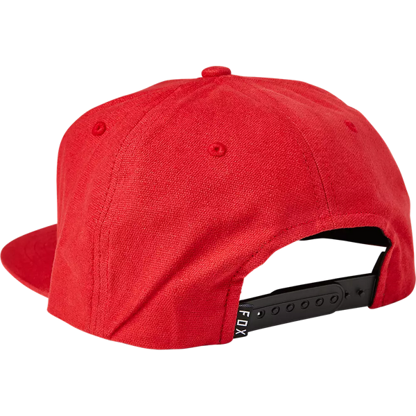 CASQUETTE FOX RACING INSTILL SNAPBACK 2.0 HAT RED 28087-003-OS