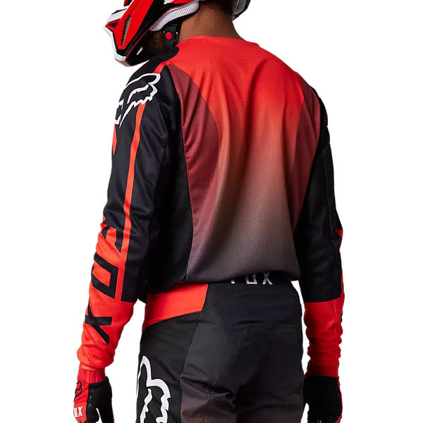 MAILLOT CROSS FOX RACING 180 LEED JERSEY FLUO/RED 29610-110