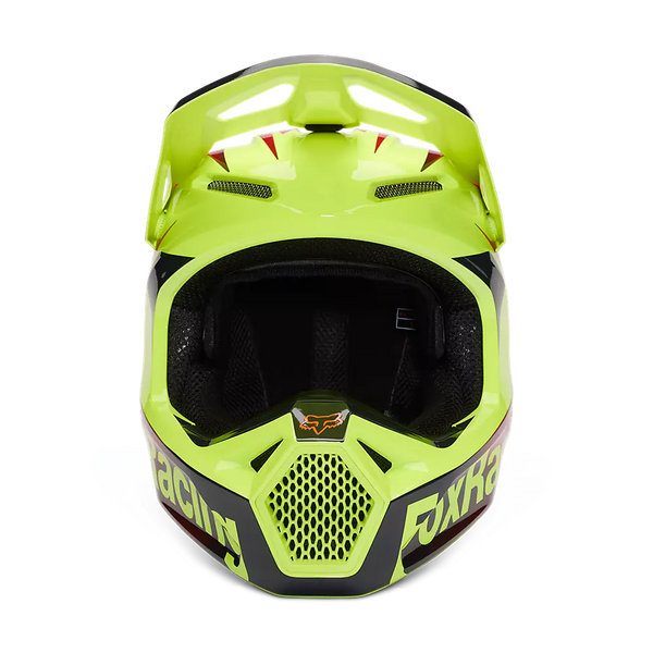 CASQUE FOX RACING V1 STATK RED YELLOW 30440-080