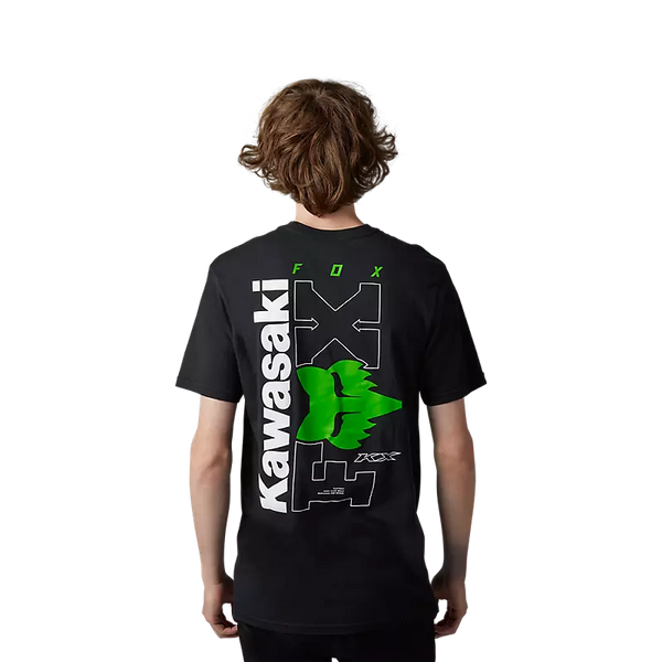 TEE-SHIRT FOX RACING X KAWI BLK 30529-001