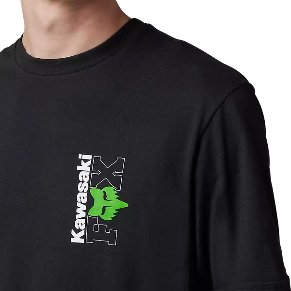 TEE-SHIRT FOX RACING X KAWI BLK 30529-001