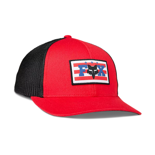 CASQUETTE FOX RACING YTH UNITY FLEXFIT HAT FLM RD