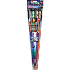 FEUX D'ARTIFICE ASSORTIMENT DE 10 FUSEES SPACE MACHINE ARDI 31067