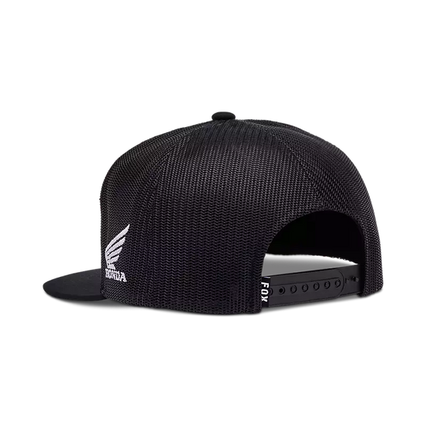 CASQUETTE FOX RACING X HONDA SNAPBACK HAT BLACK 32253-001