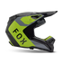 CASQUE FOX RACING V1 LEAN HELMET GREY YELLOW 32999-086