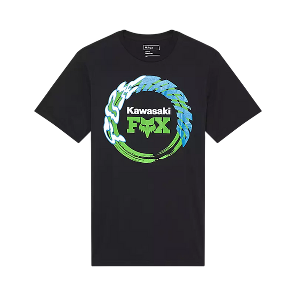 TEE SHIRT FOX KAWASAKI SS TEE BLACK 33424 001