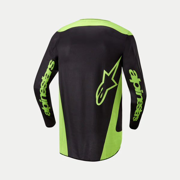 MAILLOT ALPINESTARS FLUID LURV JERSEY BLACK/YELLOW FLUO 3762024-168