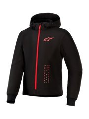 BLOUSON SWEAT A CAPUCHE ALPINESTARS RADIUM TECH  NOIR ROUGE