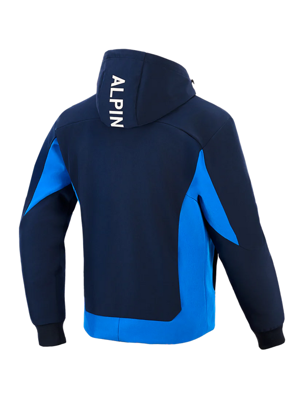 BLOUSON SWEAT A CAPUCHE ALPINESTARS RADIUM TECH  NOIR BLEU