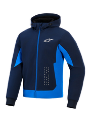 BLOUSON SWEAT A CAPUCHE ALPINESTARS RADIUM TECH  NOIR BLEU