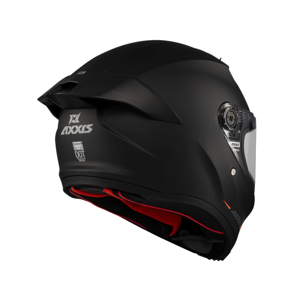 Casque Axxis Fenix Solid A1 Noir NEGRO MATT
