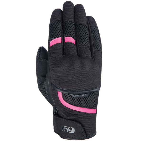 GANTS MOTO OXFORD BRISBANE NOIR ROSE zz-gw211101 COMBO RIDER woman