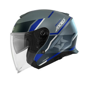 CASQUE AXXIS MIRAGE SV DAMASKO D7 MATT BLUE OF504SV