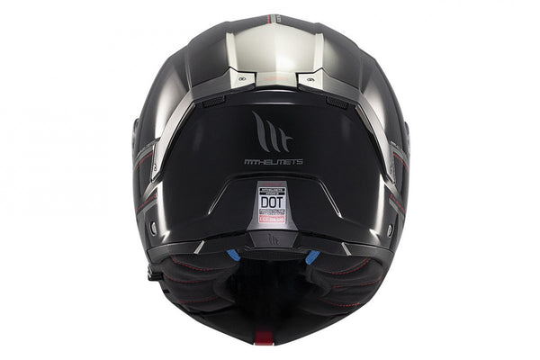 CASQUE  MODULABLE MT HELMETS ATOM 2 SV SOLID A1 NOIR BRILLANT FU404SV