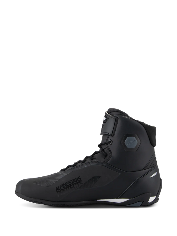 BOTTE ALPINESTARS FASTER-4 SHOES BLACK WHITE