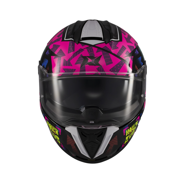 CASQUE AXXIS FF122SV  HAWK EVO  SV SKETCHBOOK B8 BRILLANT