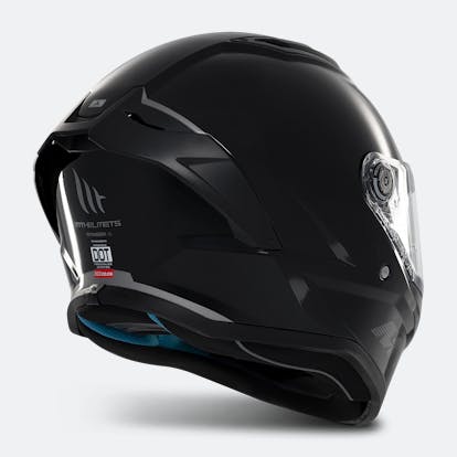 CASQUE MT HELMETS FF126 STINGER 2 NOIR BRILLANT A11 combo RIDER PACK  5R LITE 2