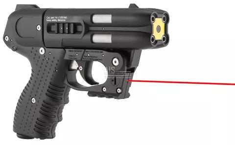 PISTOLET JPX4 JET DEFENDER COMPACT 2 + 4 CARTOUCHES SP3250 + LASER SP3260