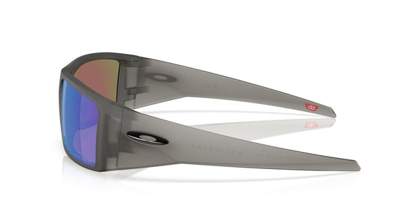 LUNETTE OAKLEY HELIOSTAT MATTE GREY SMOKE PRIZM SAPPHIRE POLARISE 2165