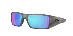 LUNETTE OAKLEY HELIOSTAT MATTE GREY SMOKE PRIZM SAPPHIRE POLARISE 2165