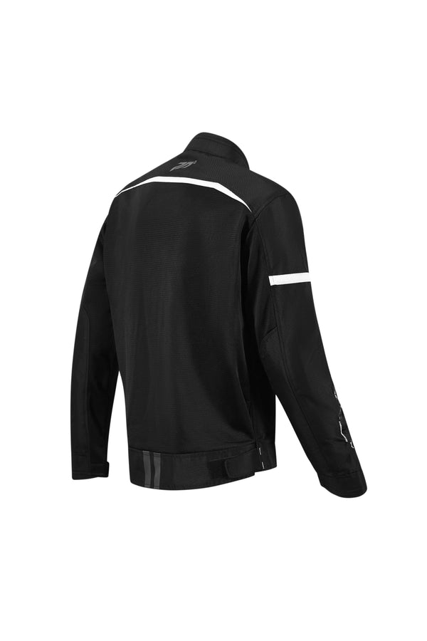 BLOUSON SEVENTY  SD-JR30.1 MOJAVE  AIR NOIR BLANC homologué  COMBO RIDER SDB5