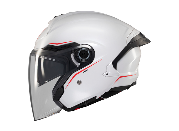 CASQUE MT HELMETS COSMO SV SOLID A0 BLANC BRILLANT