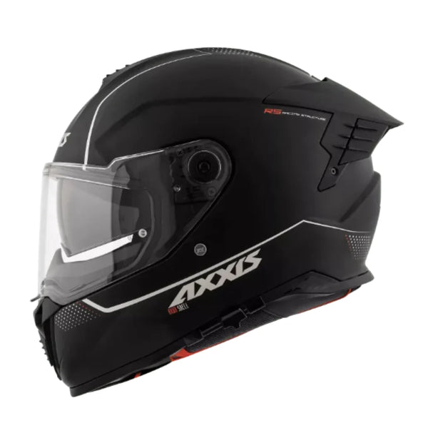 CASQUE AXXIS FF122SV HAWK SV SOLID A1 NOIR MATT