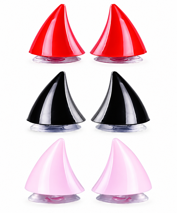 DECORATION CORNE DE DIABLE POUR CASQUE