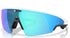 LUNETTE OAKLEY VANGUARD META WHITE PRIZM SAPPHIRE 0W8001 LOKM