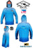 SWEAT-SHIRT PROTECTION UV RALSA 2023 BLUE TREVALLY 2 HOODIE + CAPUCHE + PROTEGE VISAGE