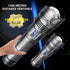 LAMPE RECHARGEABLE 12 0000 LUMENS AVEC ZOOM FOCUS REGLABLE
