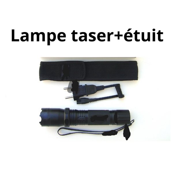 LAMPE TASER + ETUI  3 000 000 VOLTS