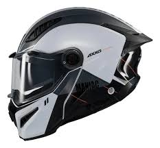 CASQUE AXXIS FU409SV  GHOSTFIGHTER MANIAC A2 BRILLANT
